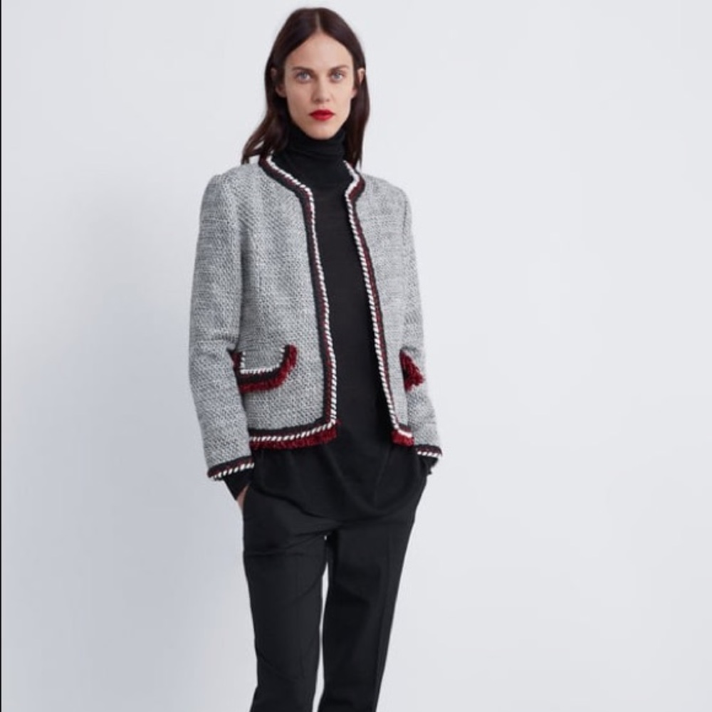 NEW Zara Basic Blazer | XS - Picture 7 of 8